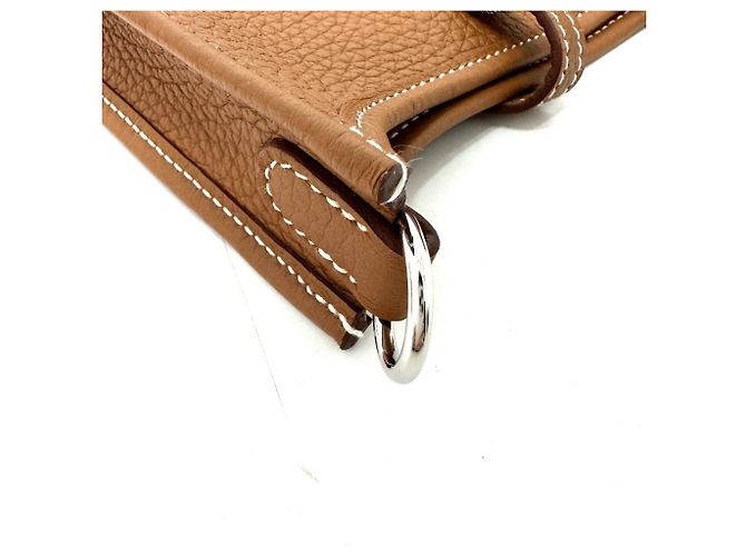 Hermès Bolso cruzado Hermes Evelyne TPM Dorado - vista 7
