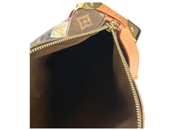 Louis Vuitton M47085 Flight Mode Side Trunk MM Tasche Braun Mehrfarben - Ansicht 15