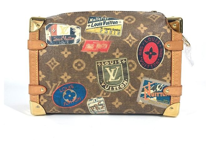 Louis Vuitton M47085 Flight Mode Side Trunk MM Tasche Braun Mehrfarben - Ansicht 3