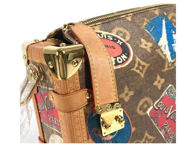 Louis Vuitton M47085 Flight Mode Side Trunk MM Tasche Braun Mehrfarben - Ansicht 7