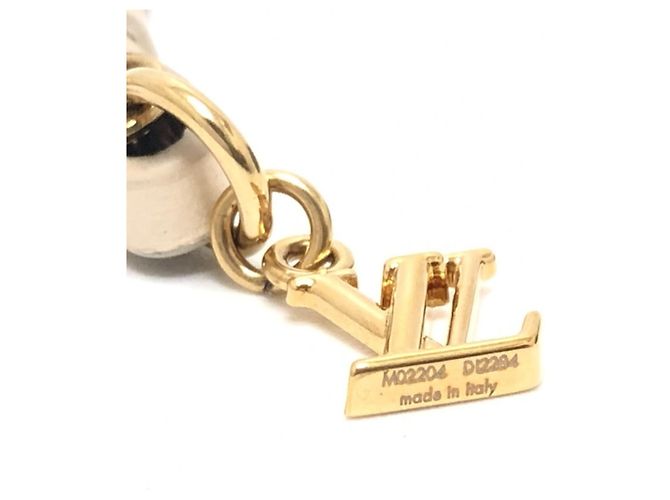 Porte-clés Louis Vuitton M02204 Mini Vivienne avec sangle de cou Blanc - vue 7