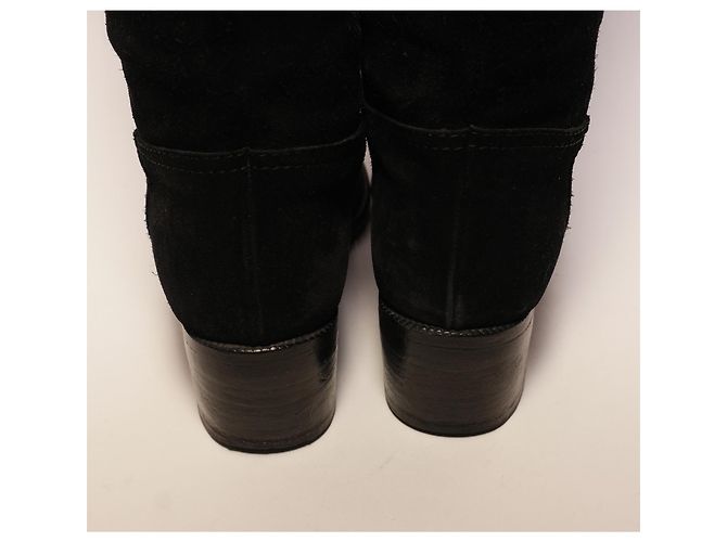 Botas Gucci de ante negro - vista 10