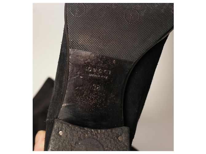 Botas Gucci de ante negro - vista 13