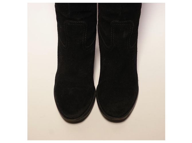 Botas Gucci de ante negro - vista 4