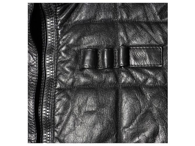Increíble chaqueta Gucci con cuello de piel Negro - vista 7
