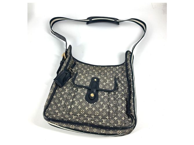 Borsa a spalla Louis Vuitton Monogram Mini Busas Marie Kate Blu navy - vista 12