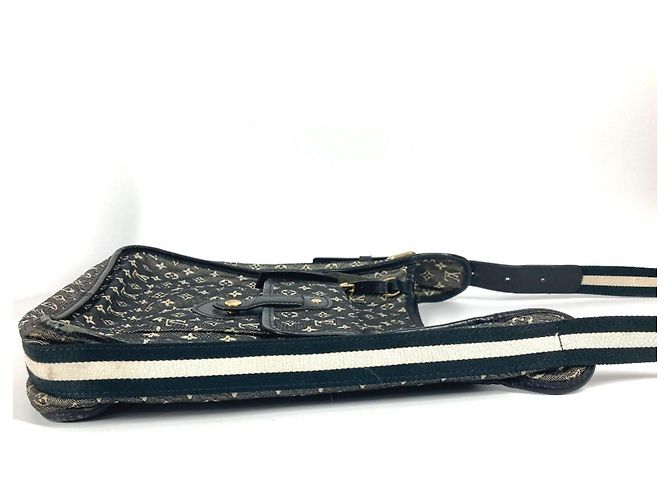 Borsa a spalla Louis Vuitton Monogram Mini Busas Marie Kate Blu navy - vista 4