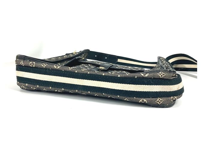 Borsa a spalla Louis Vuitton Monogram Mini Busas Marie Kate Blu navy - vista 5