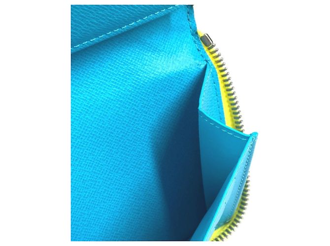 Zippy Geldbörse Monogram Playground Louis Vuitton Blau Gelb - Ansicht 13