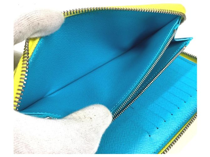 Zippy Geldbörse Monogram Playground Louis Vuitton Blau Gelb - Ansicht 16