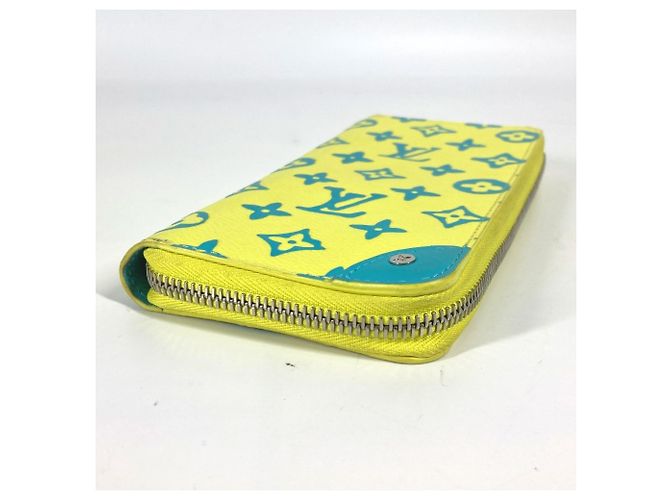 Zippy Geldbörse Monogram Playground Louis Vuitton Blau Gelb - Ansicht 2