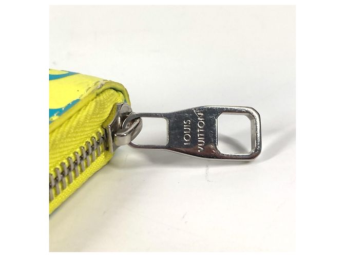 Zippy Geldbörse Monogram Playground Louis Vuitton Blau Gelb - Ansicht 7