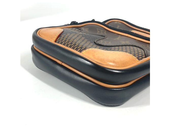 Borsa a tracolla Louis Vuitton Damier Giant NIGO Collaboration Marrone - vista 6