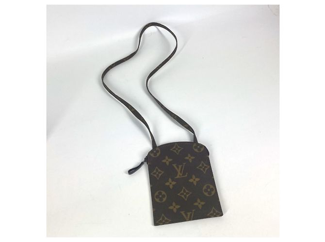 Borsa Pochette Secret Monogram Louis Vuitton Marrone - vista 13