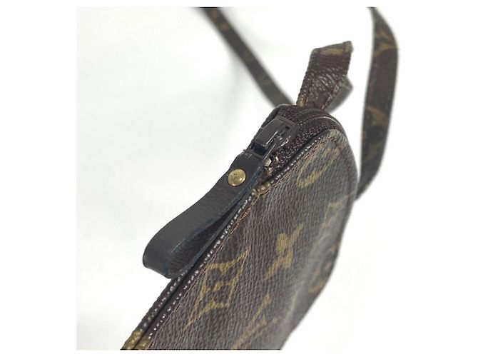 Borsa Pochette Secret Monogram Louis Vuitton Marrone - vista 14