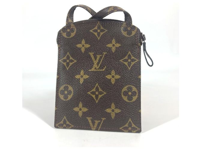 Borsa Pochette Secret Monogram Louis Vuitton Marrone - vista 2