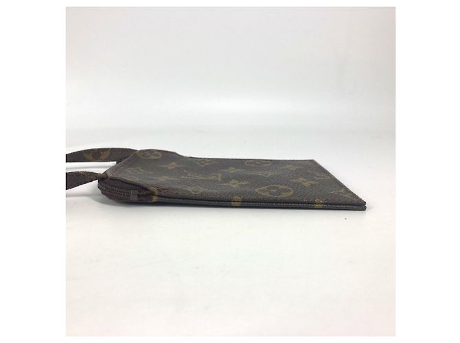 Borsa Pochette Secret Monogram Louis Vuitton Marrone - vista 3