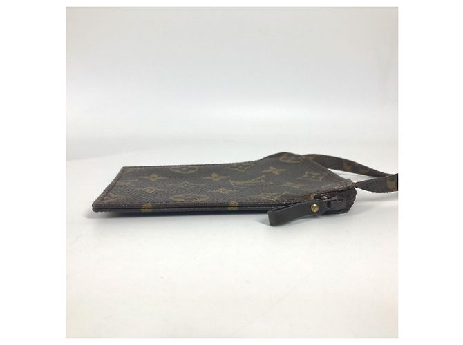 Borsa Pochette Secret Monogram Louis Vuitton Marrone - vista 4