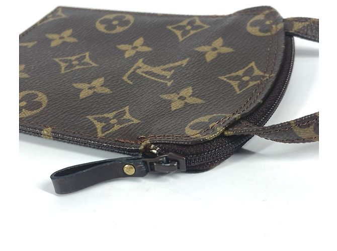 Borsa Pochette Secret Monogram Louis Vuitton Marrone - vista 5