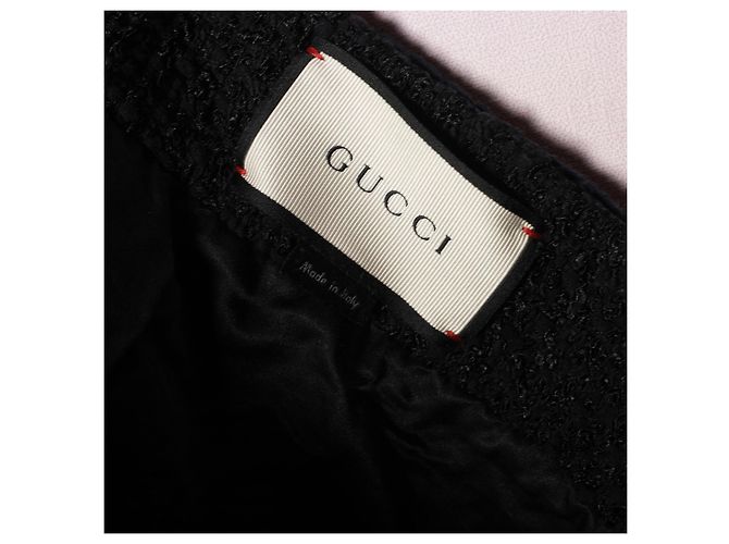 Increíble falda de pasarela Gucci Negro - vista 8