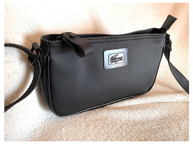 Lacoste Piccola borsa a tracolla nera Nero - vista 3