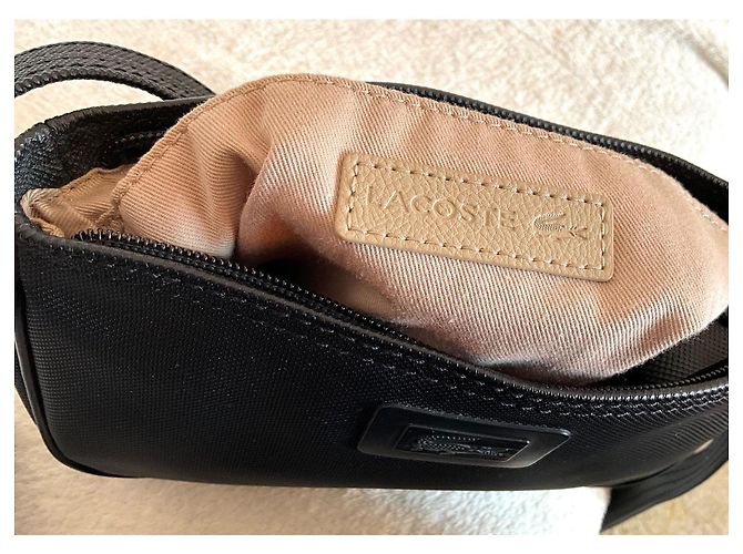 Lacoste Piccola borsa a tracolla nera Nero - vista 8