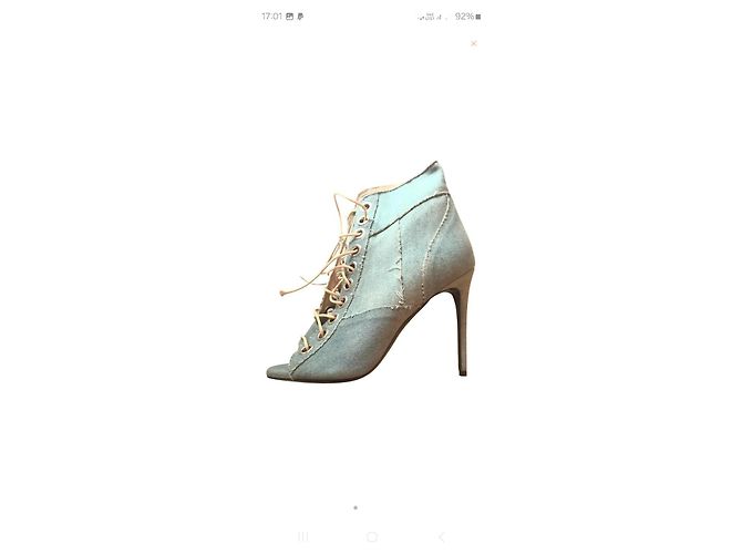 Stivaletti Barbara Bui Blu Chiaro Denim 38 - vista 2