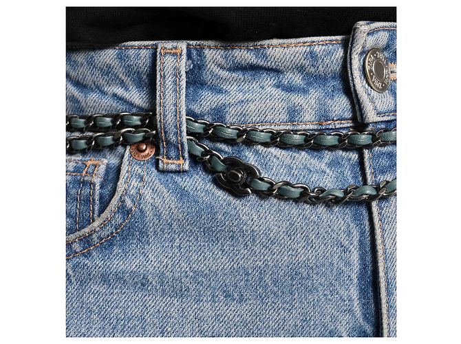 Chanel Doppelwickelgürtel Blau - Ansicht 4