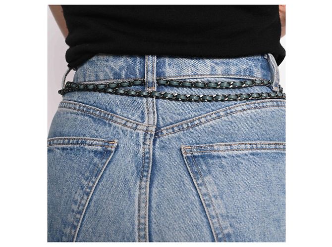 Chanel Doppelwickelgürtel Blau - Ansicht 6