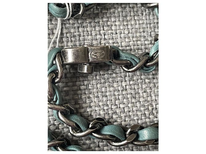 Chanel Doppelwickelgürtel Blau - Ansicht 7