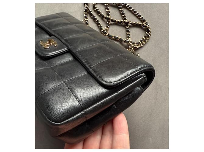 Chanel Bolso cruzado mini rectangular de chocolate Negro - vista 11