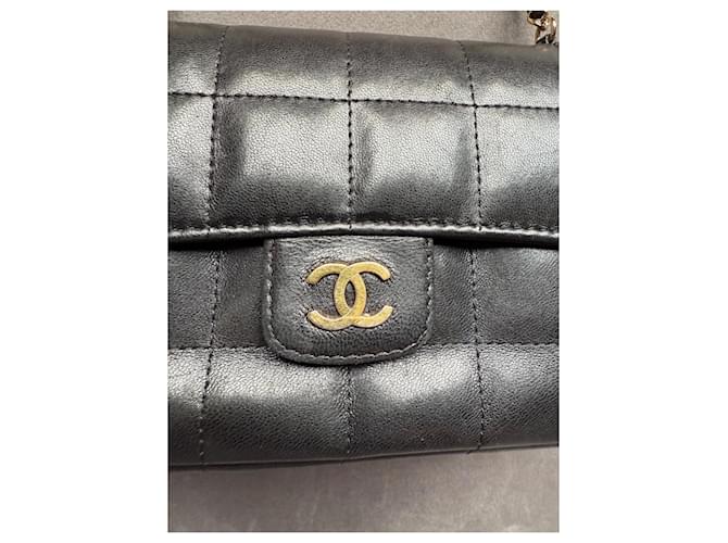 Chanel Bolso cruzado mini rectangular de chocolate Negro - vista 12