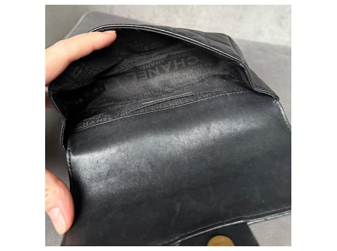 Chanel Bolso cruzado mini rectangular de chocolate Negro - vista 15