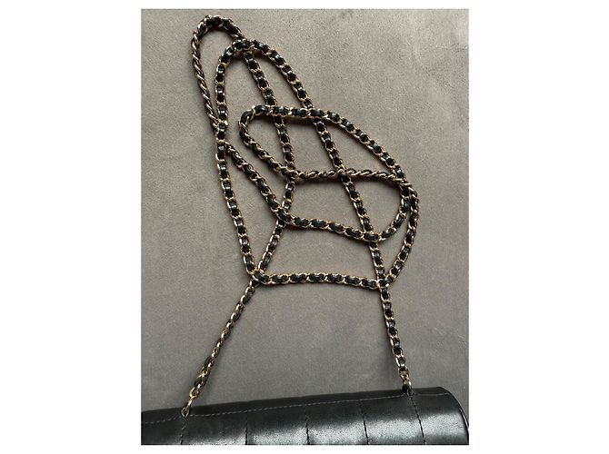 Chanel Bolso cruzado mini rectangular de chocolate Negro - vista 19