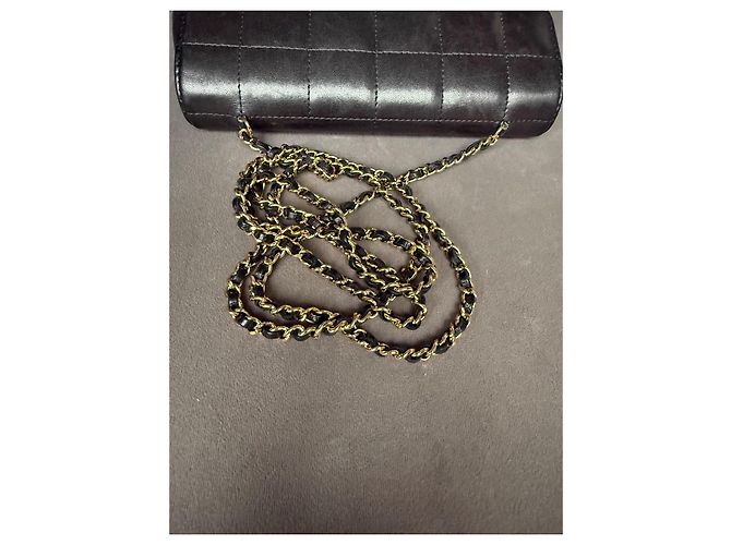 Chanel Bolso cruzado mini rectangular de chocolate Negro - vista 20