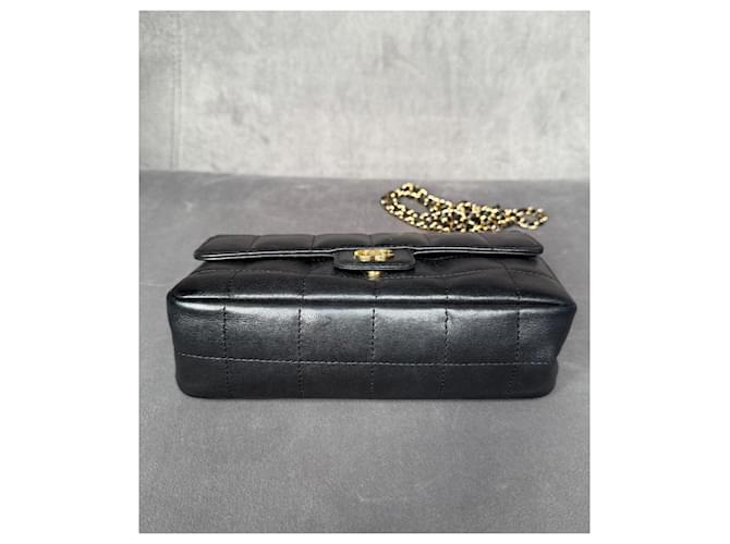 Chanel Bolso cruzado mini rectangular de chocolate Negro - vista 6