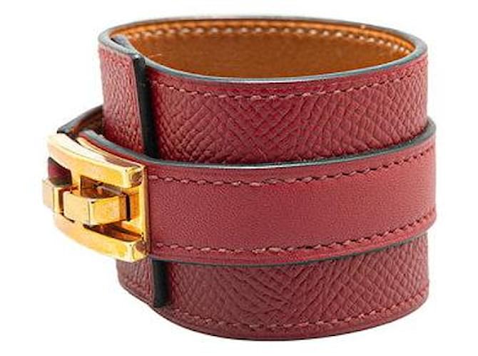 Hermès Bracciale Hermes Drag Veau Epsom Rosso - vista 2