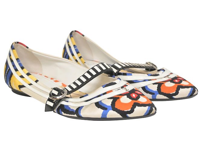 Sapatilhas impressas Louis Vuitton em cetim multicolorido - vista 4