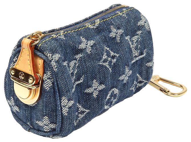 Louis Vuitton Monogram Denim Speedy PM Pouch Blue - view 2