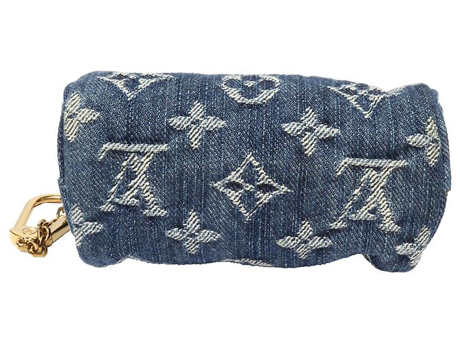 Louis Vuitton Monogram Denim Speedy PM Pouch Blue - view 4