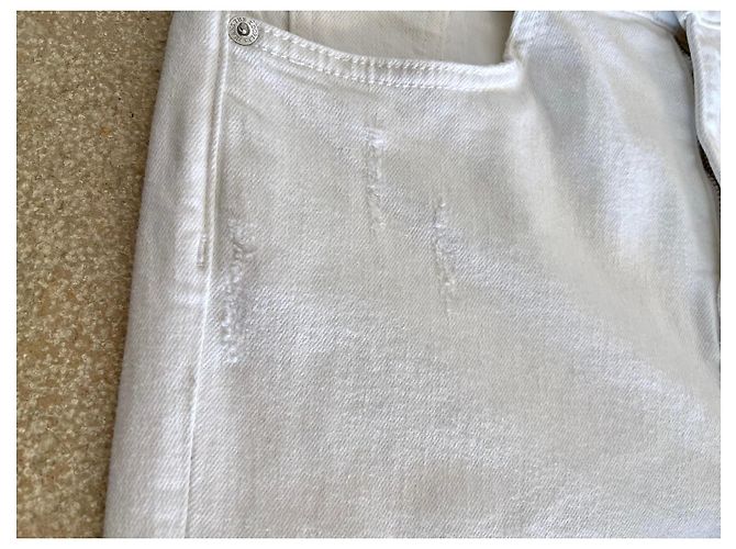 Jeans blancos de algodón elastano talla 28 The Kooples Jeans - vista 12