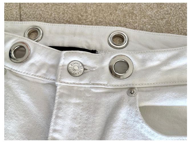 Jeans blancos de algodón elastano talla 28 The Kooples Jeans - vista 6
