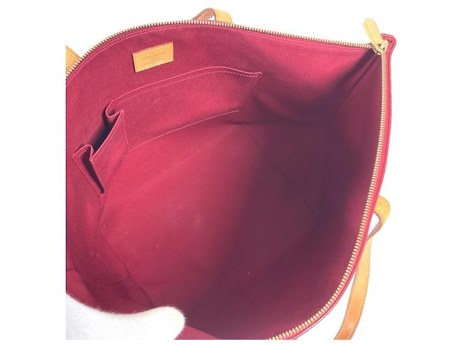 Louis Vuitton Monogram Vernis Bellevue GM Tote Bag Rot - Ansicht 14