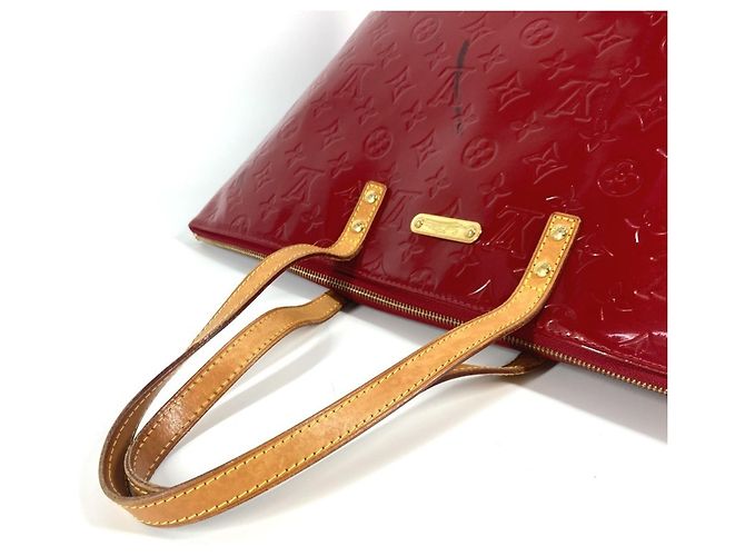 Louis Vuitton Monogram Vernis Bellevue GM Tote Bag Rot - Ansicht 9