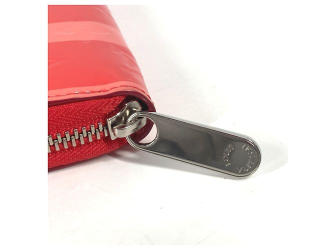 Cartera Larga Rayures Monogram Vernis Louis Vuitton Rosa Naranja - vista 6