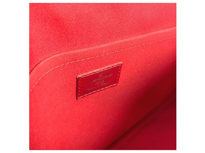 Borsa a spalla Louis Vuitton Epi Segur MM Rosso - vista 14