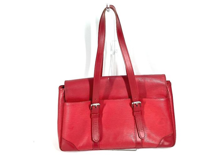 Borsa a spalla Louis Vuitton Epi Segur MM Rosso - vista 2