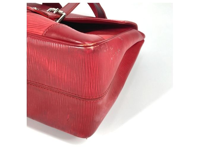 Borsa a spalla Louis Vuitton Epi Segur MM Rosso - vista 6