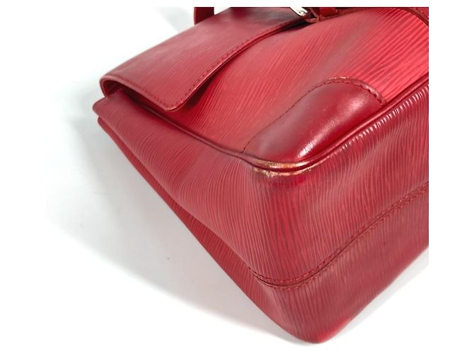 Borsa a spalla Louis Vuitton Epi Segur MM Rosso - vista 7