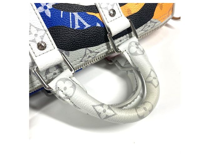 Borsa Keepall Bandoulière 25 Monogramma Louis Vuitton Multicolore - vista 12